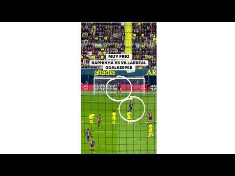 Raphinha VS Villarreal Goalkeeper #raphinha #barcelona #barca #villarreal #laliga #goals #football