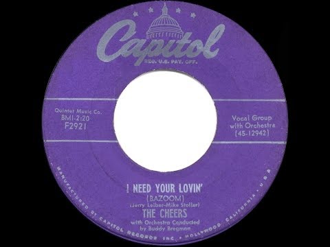 1954 HITS ARCHIVE: I Need Your Lovin’ (Bazoom) - Cheers