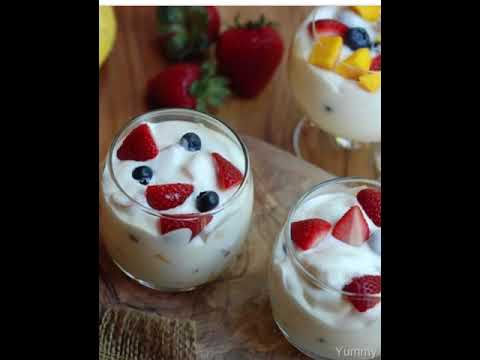 Fruit Salad With Whipped Cream