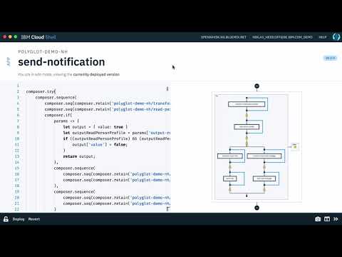 Developing Serverless Polyglot Applications with OpenWhisk