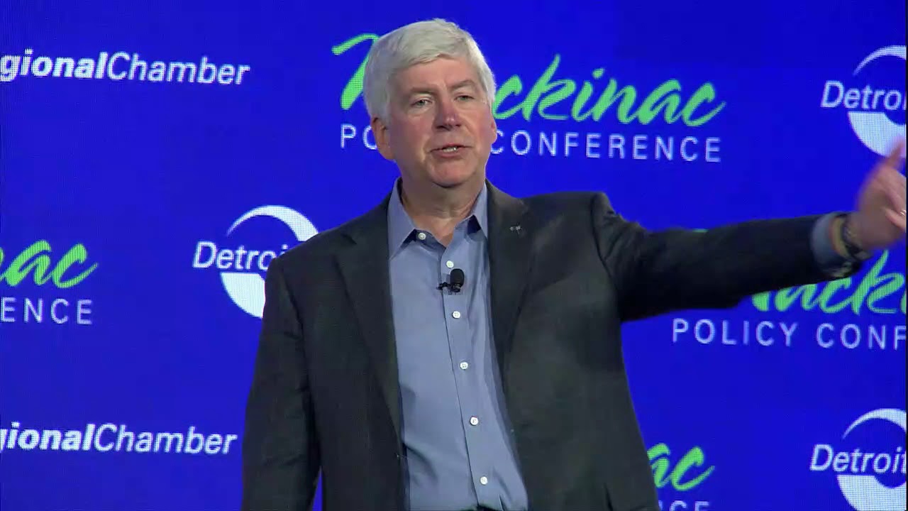 Governor Snyder Keynote | 2018 Mackinac Policy Conference