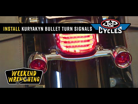 Kuryakyn Rear Turn Signal Bar Installation : Weekend Wrenching