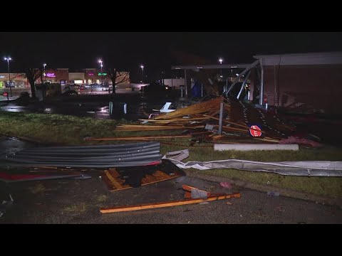 Storm damage in Bloomington