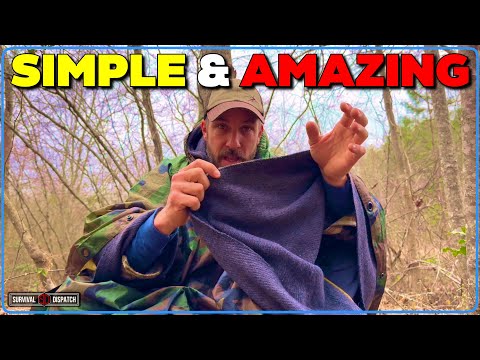 The Survival Cape ❗️The Amazing Versatility Of The Wool Poncho