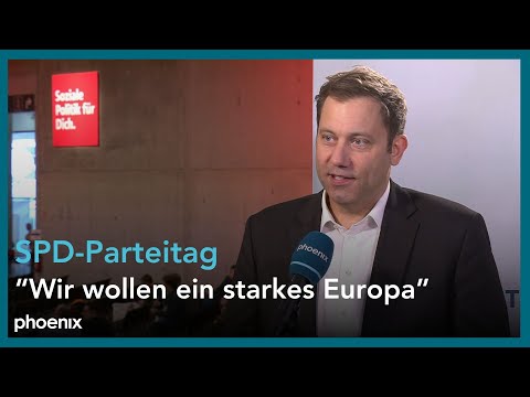 SPD-Parteitag: Co-Parteivorsitzender Lars Klingbeil im Interview
