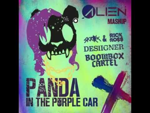 Skrillex & Rick Ross X Desiigner X Boombox Cartel - Panda in the Purple Car (Alien Mashup)
