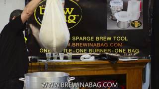 Removing the bag from the pulley