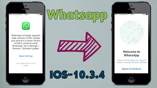Whatsapp 100% Working In Iphone 4,5s / ios 10.3.4