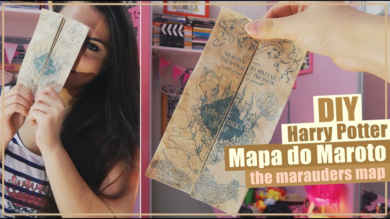 DIY: Mapa do Maroto / Harry Potter | Andressa Moraes
