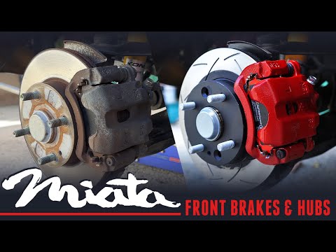 Upgrading my Miata's Front Brakes & Hubs for Aesthetic Reasons