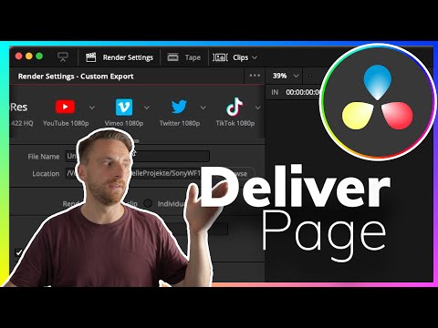 So gelingt der Einstieg zu DaVinci Resolve - Teil 8: Deliver Page