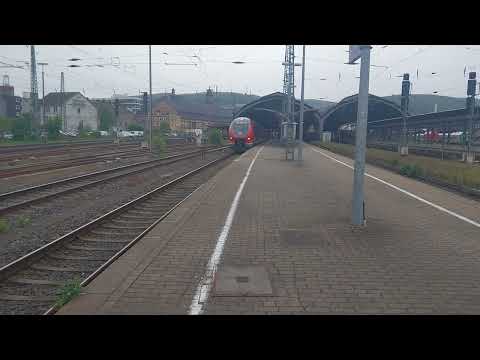 Pesa Link mit Lichtgruss bei der ausfahrt aus Hagen HBF