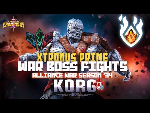 Alliance War Boss Fights | Crystals Opening | Marvel Contest of Champions