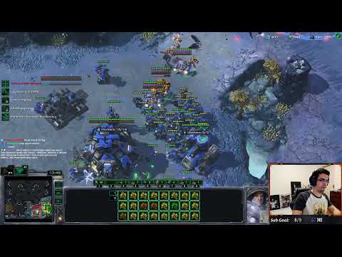 Baiting the Protoss Army Into a NUKE! - Beastyqt Clips