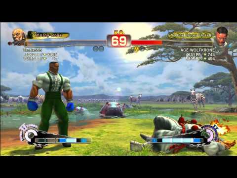 Tactix555(Gouken) Vs AGE WOLFKRONE(Dudley) Ranked Replay SSF4AE v2012 720p