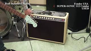 Video thumbnail for FENDER U.S.A SUPER-SONIC 112 COMBO USED by Real Standard Music