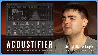 Video thumbnail for SSL Acoustifier: Great Acoustic Guitar Tone - Anywhere, Anytime by Solid State Logic