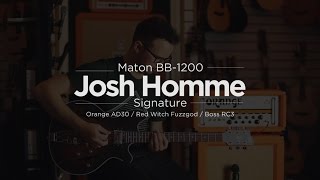 Video thumbnail for Maton - BB1200JH Josh Homme Signature / Red Witch Fuzzgod by MusicStreet