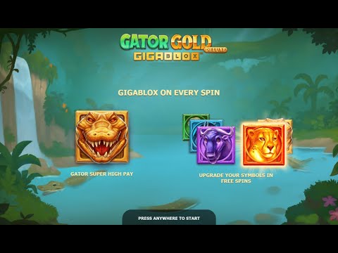 Gator Gold Deluxe Gigablox gameplay video