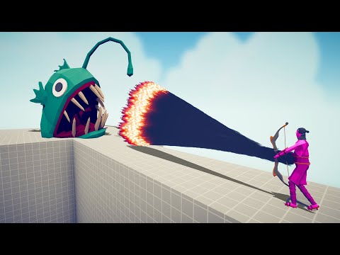 GIANT PIRANHA vs PINK EVERY GODS - Totally Accurate Battle Simulator TABS