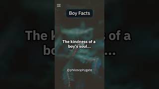 The kindness of a boy's soul...