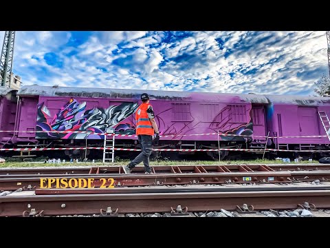 PAINTING GRAFFITI ON A TRAIN IN AUSTRIA🇦🇹 | OVERGRILL JAM 2023 SNUZ VLOG | TRAVEL + PAINT Ep. 22