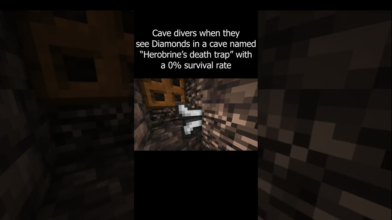 Cave Divers be like #minecraft