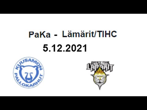 2021 12 05 PaKa - Lämärit/TIHC jääkiekkoa U15 AA alkusarja, lohko 5b