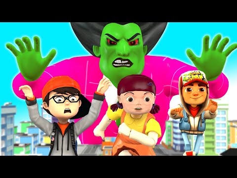 Good Nick transform NickHulk Save the World From Zombies - Scary Teacher 3D Miss T Zombie Sad Story