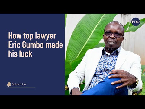 How top lawyer Eric Gumbo made his luck