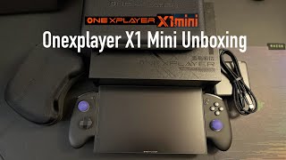 ONEXPLAYER X1 Mini Unboxing with Accessories and Size Comparisons