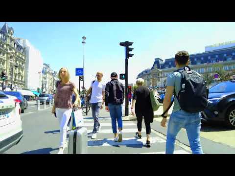 Paris Walks, Gare de Lyon to Port de l'Arsenal [4K UHD]