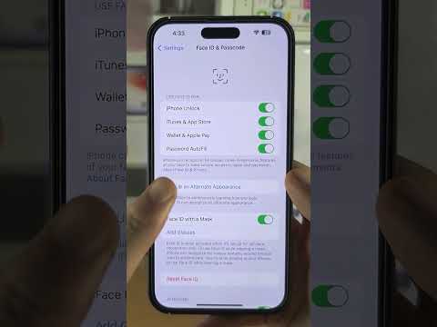 How to add an alternate appearance for Face ID on iPhone