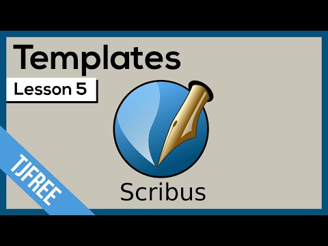 Scribus-Lektion 5 – Verwenden von Vorlagen