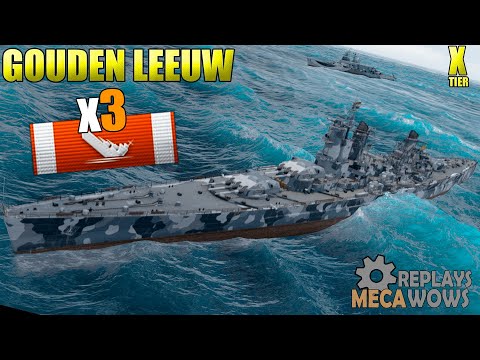 Gouden Leeuw 3 Kills 180k Damage | World of Warships Gameplay