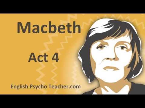 Macbeth Act 4 Summary with Key Quotes & English Subtitles