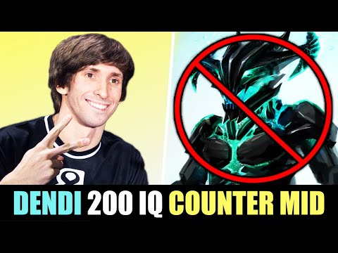 Dendi 200 IQ Counter "Outworld Devourer" with his Signature Hero DOTA 2