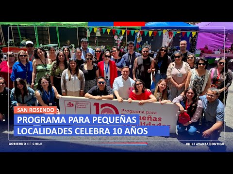 San Rosendo celebra los 10 años del Programa Pequeñas Localidades