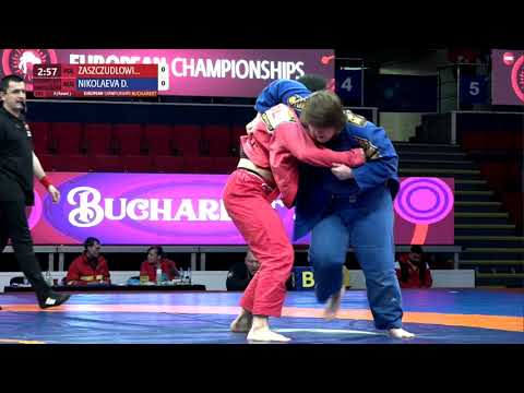 Round 3 Women's GP GI - +71 kg: M. ZASZCZUDLOWI (POL) v. D. NIKOLAEVA (RUS)