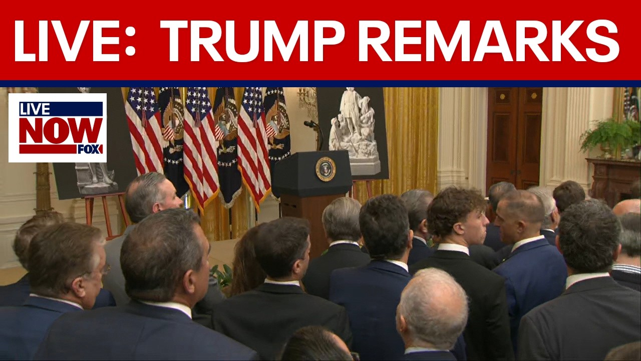 LIVE NOW: Trump hosts Columbus day event
