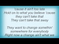 Lynyrd Skynyrd - Can't Take That Away Lyrics