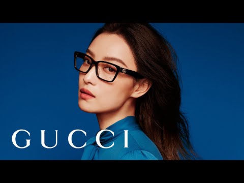 Ni Ni para óculos Gucci outono inverno 2023