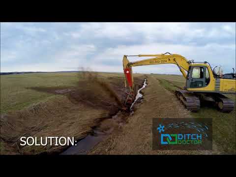 Before & After: Ditch Fills With Silt & Becomes Slow Running