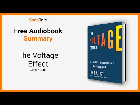 Thumbnail for The Voltage Effect by John A. List: 2 Minute Summary by John A. List