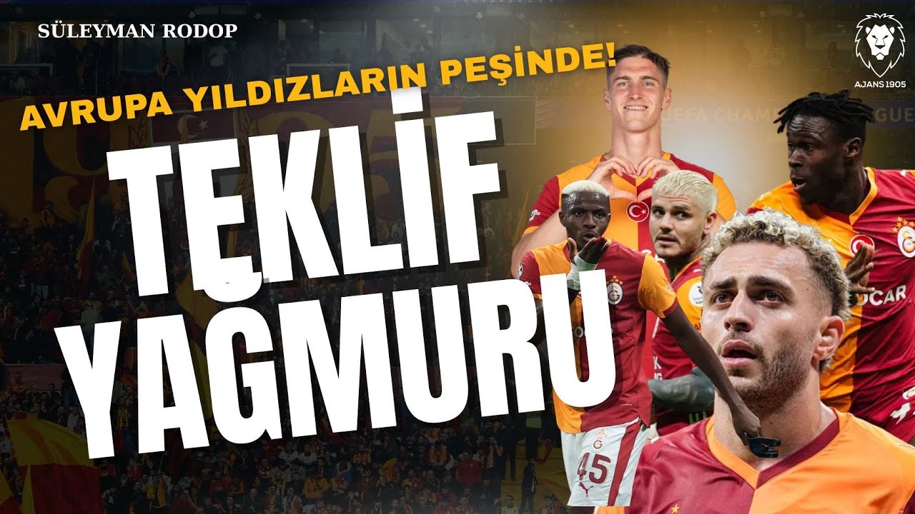 Galatasaray'a TEKLİF YAĞMURU | Icardi, Barış Alper, Sallai, Singo, Osimhen| Flaş Gelişmeler, Sorular
