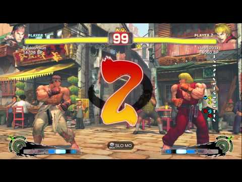 Ryukichikun [Ryu] vs step1091x [Ken] SSF4 Japanese Online Ranked Matches - TRUE-HD