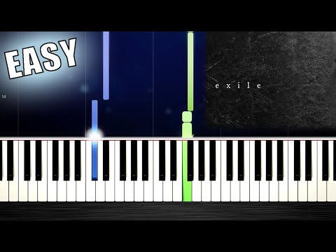 Taylor Swift – exile (feat. Bon Iver) - EASY Piano Tutorial by PlutaX