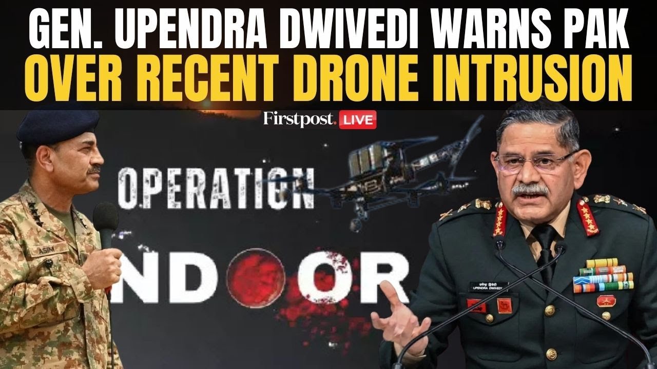 LIVE: Indian Army Chief Warns Pakistan over Recent Drone Sightings Near LoC | IND-PAK Tension