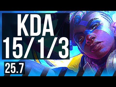 EKKO vs KASSADIN (MID) | 15/1/3, Legendary, Rank 8 Ekko, 1200+ games | EUW Grandmaster | 25.7