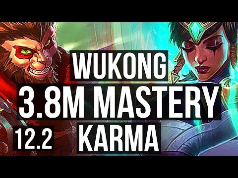 WUKONG vs KARMA (TOP) | 3.8M mastery, 6/1/5, 500+ games | EUW Master | 12.2